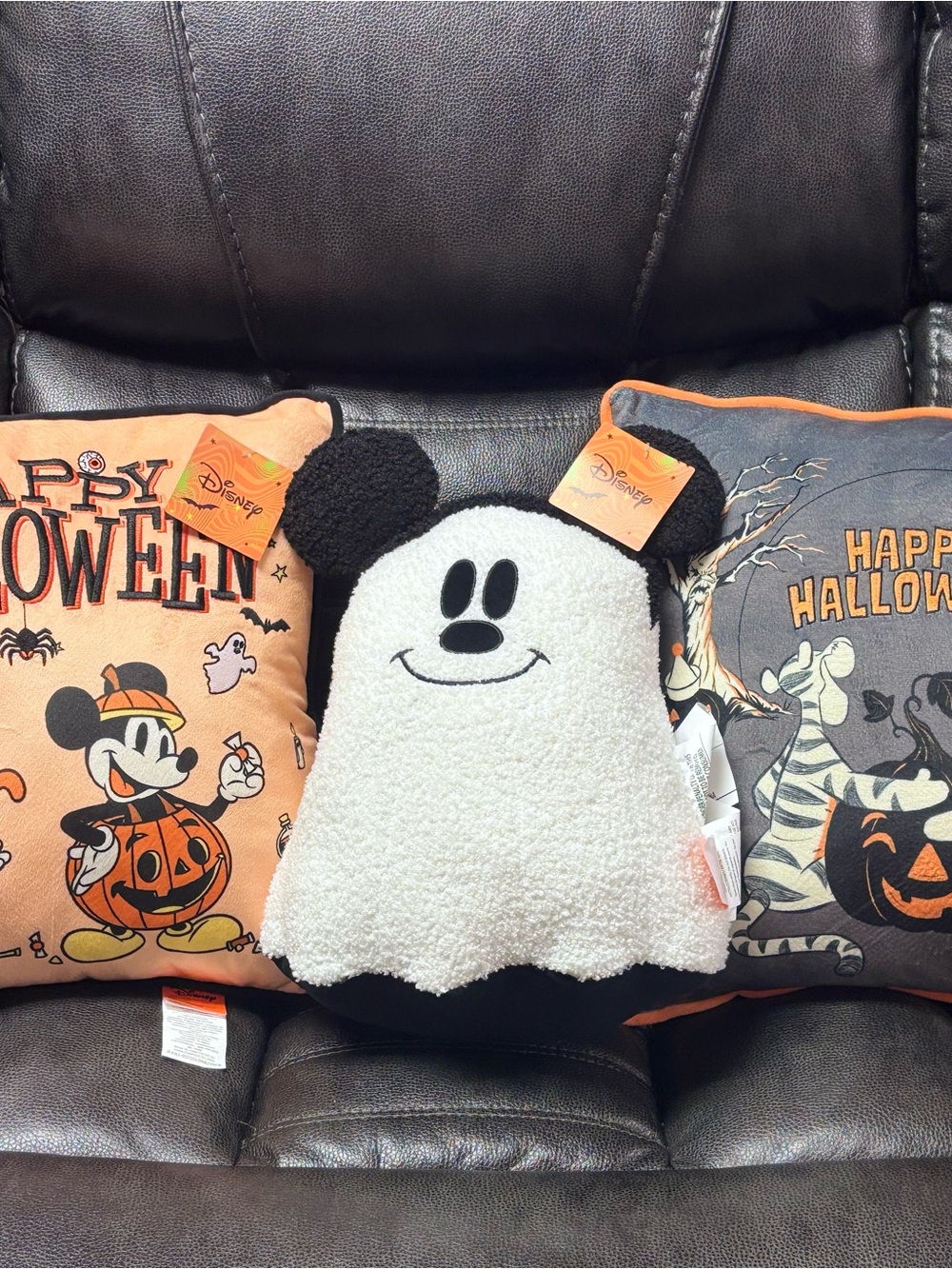 Disney Mickey Minnie Halloween Pillows + Ghost 3 Pc Set NEW Aldi 2026